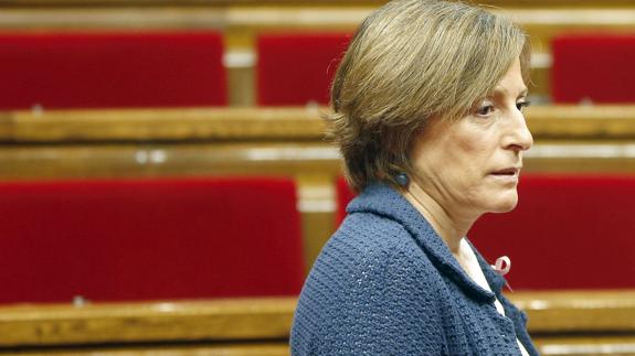 Forcadell avanza que el Parlament cerrará sus puertas el Día de Constitución