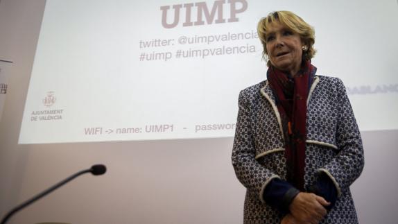 Aguirre ve necesario «abrir un gran debate ideológico» en el PP