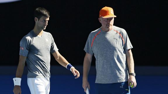 Becker: «Djokovic no ha pasado mucho tiempo entrenando»