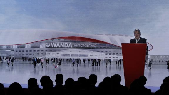 El nuevo estadio del Atlético de Madrid se llamará Wanda Metropolitano