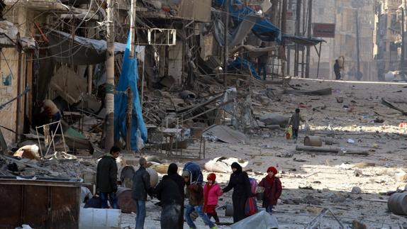 Al menos 72 muertos por bombardeos turcos en la ciudad siria de Al Bab