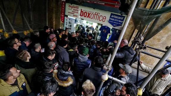 La reventa se dispara en Nápoles para ver al Madrid