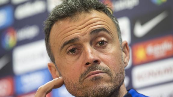 Luis Enrique: «Para renovar a Messi hay que tener mucha tranquilidad»