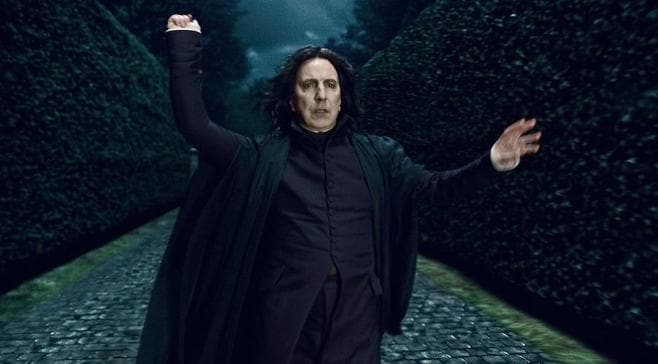 Cuando Harry Potter invitaba a Severus Snape