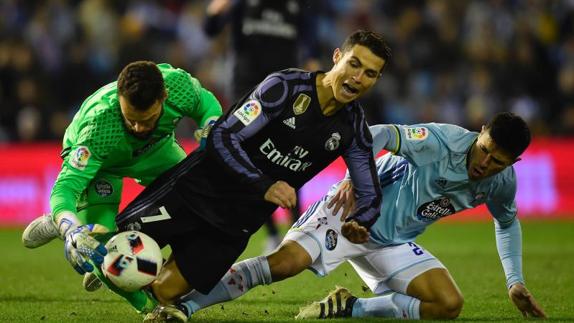 El Celta despierta al Madrid del sueño del triplete