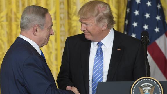 Trump asegura que la solución de dos Estados no es la única para israelíes y palestinos