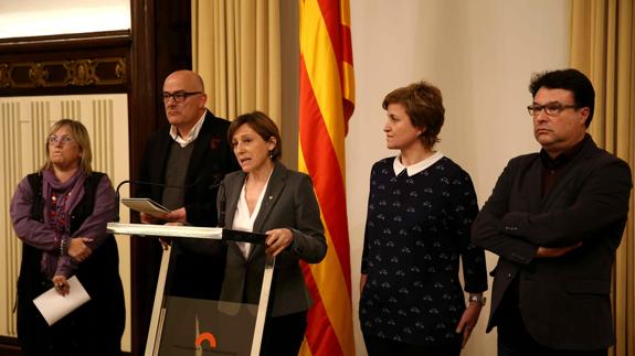 Carme Forcadell: «Ningún tribunal impedirá que el Parlament aborde la independencia»