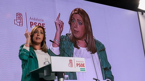 Susana Díaz: «La gente está esperando un PSOE que sepa lo que quiere»