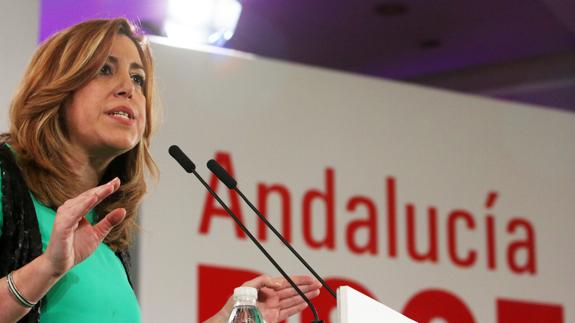 Susana Díaz emplaza al 26 de marzo para tratar «las cuestiones de partido»