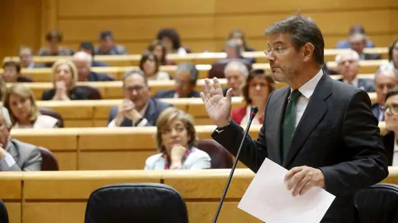 Catalá: «No hay nada peor que minar la confianza de los ciudadanos en la Justicia»