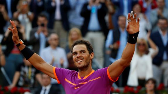 Nadal: «Después de los Grand Slams hay pocos torneos mejores que Madrid»