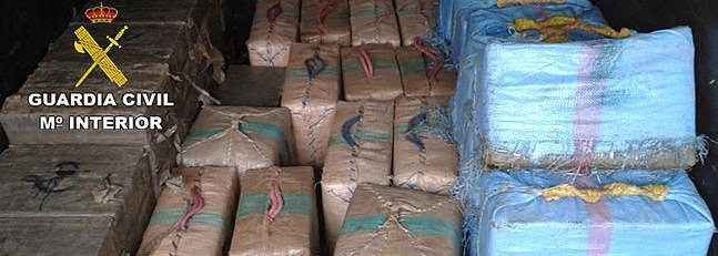Intervienen en Málaga 1.500 kilos de hachís y vehículos de alta gama en una operación antidroga