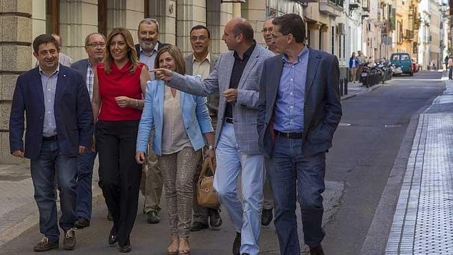 Susana Díaz transmite a la cúpula del PSOE-A que su prioridad es Andalucía
