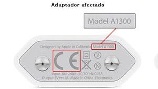 Apple alerta del defecto de uno de sus adaptadores de corriente de iPhone