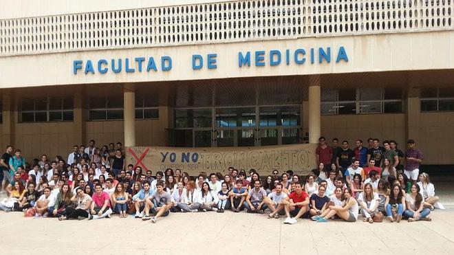 Estudiantes de Medicina protestan contra la reforma en la formación especializada