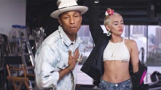 Se estrena en exclusiva el nuevo vídeoclip de Miley Cyrus y el chico del momento, Pharrell Williams