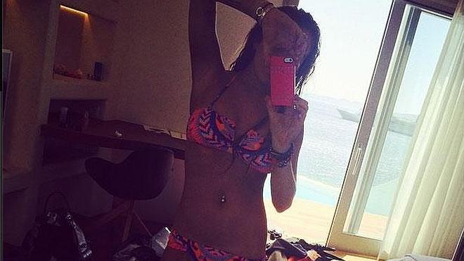 Lindsay Lohan sorprende con un selfie en bikini en Ibiza