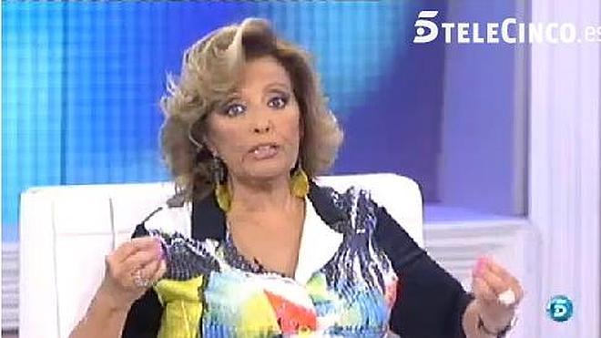 María Teresa Campos estalla al ser preguntada por Bigote Arrocet: "¡Cállate, que podría ser tu madre!"