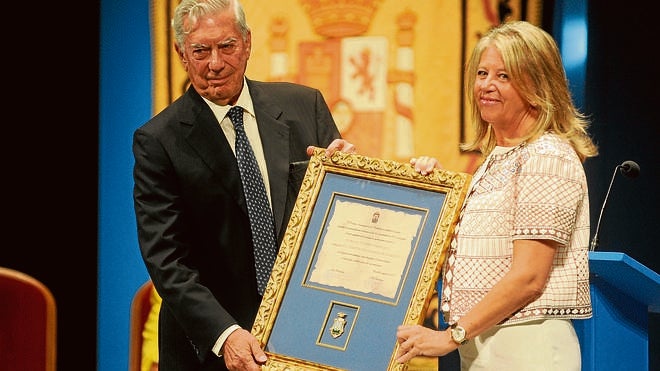 Vargas Llosa: "Marbella es un paraíso donde renazco y vuelvo a ser joven optimista y entusiasta"