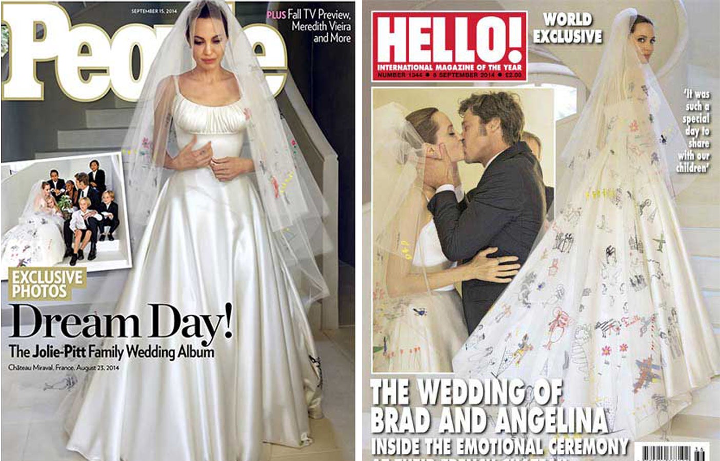 Las exclusivas fotos de la boda de Angelina Jolie y Brad Pitt