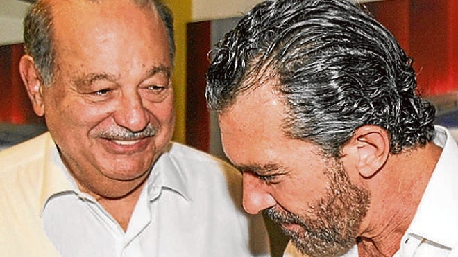 Banderas y Starlite devuelven en México la visita de Carlos Slim a Marbella
