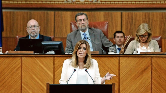 Susana Díaz abre en el Debate de Andalucía una etapa de confrontación con el Gobierno