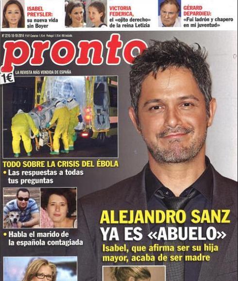 Alejandro Sanz ya es ¡abuelo!
