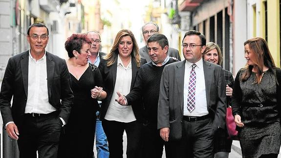 Los líderes provinciales respaldan a Susana Díaz por su decisión sobre Chaves y Griñán