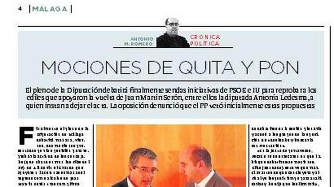 Mociones de quita y pon