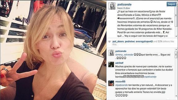 El gran patón de Patricia Conde en Instagram