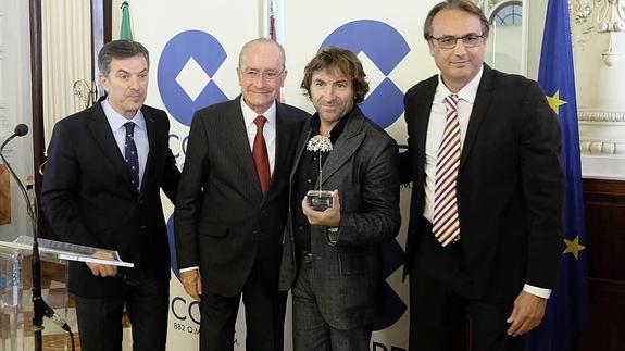 Antonio de la Torre recibe la Biznaga de Plata de la cadena COPE