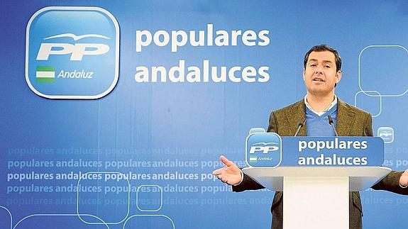 Juanma Moreno cree que el PSOE no pactará con el PP porque lo hará con Podemos