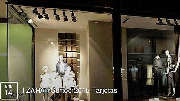 Vuelve el timo de las tarjetas de regalo de 500 euros para gastar en Zara