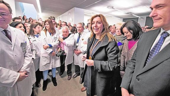 Susana Díaz arranca una larga campaña en busca de la mayoría absoluta