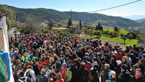 Fiesta del senderismo malagueño