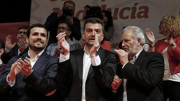 Anguita pide el voto para IU y llama a la "unidad popular" con partidos como Podemos