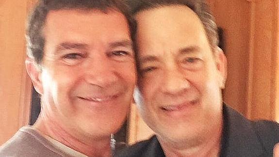 Antonio Banderas se reencuentra con Tom Hanks en Budapest