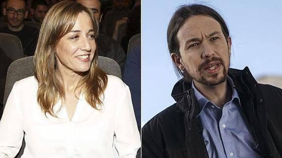 Pablo Iglesias, muy cariñoso con su ex, Tania Sánchez, en Twitter