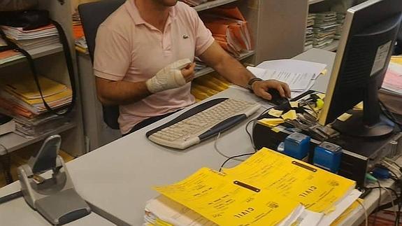 Denuncian los recortes de hasta 300 euros que sufren los funcionarios de justicia cuando enferman