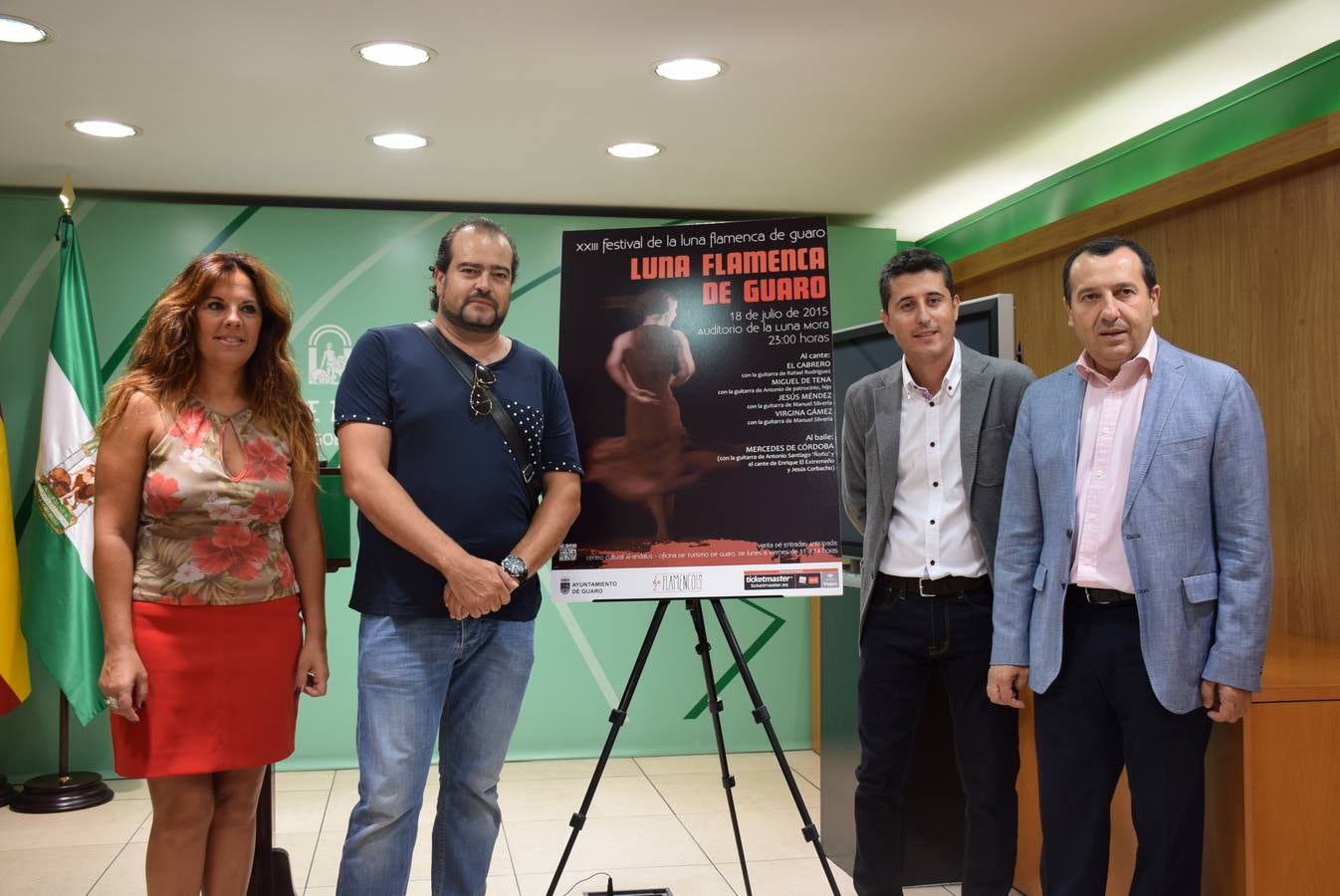 Virgina Gámez, El Cabrero, Miguel de Tena y Jesús Méndez, protagonistas en el XXIII Festival de la Luna Flamenca de Guaro