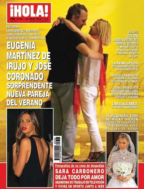 ¡HOLA! lleva a su portada la nueva pareja del verano: José Coronado y Eugenia Martínez de Irujo