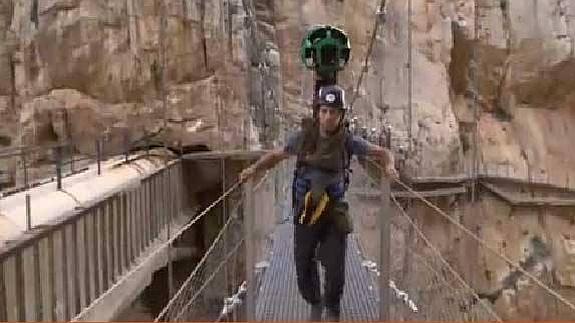 Así es el 'Street View' del Caminito del Rey