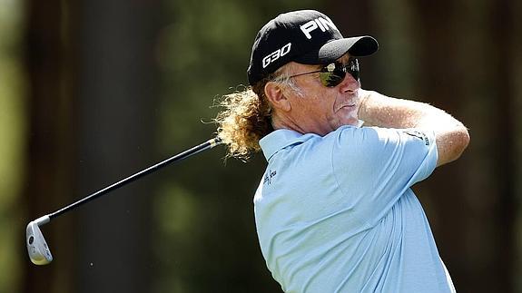 Jiménez, entre los siete jugadores que comparten el liderato del Senior Open