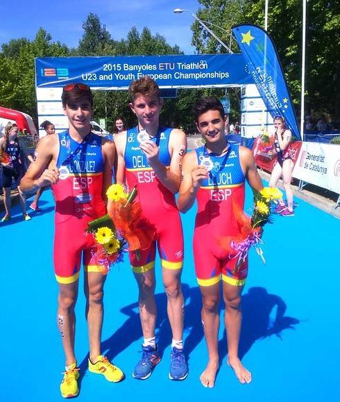 González y Del Val, plata en el Europeo Youth de triatlón