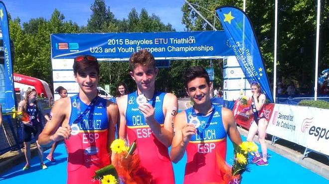 Alberto González y Jesús del Val, subcampeones de Europa de Triatlón Youth