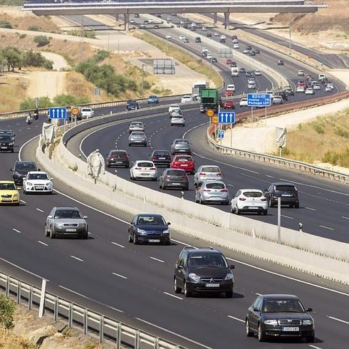 Mañana de retenciones en las carreteras de Málaga