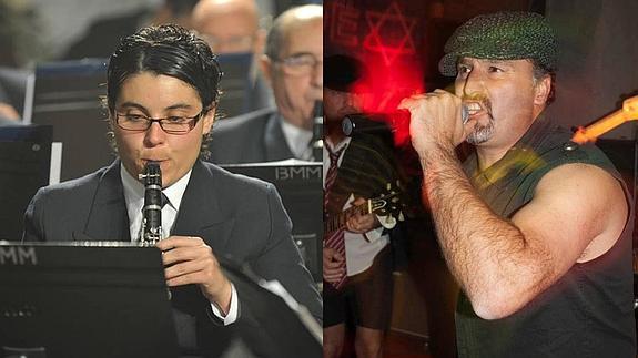 Vito y Samu, una pareja apasionada por la música y el barranquismo