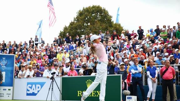 Muñoz pierde su segundo partido en la Solheim, pero Europa se adelanta