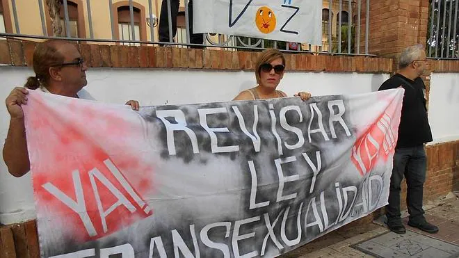 Reclaman en una concentración que se modifique la Ley de Transexualidad