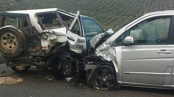 Reciben el alta los tres guardias civiles heridos tras ser embestidos por una furgoneta